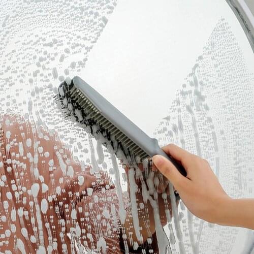 Tile Brush Multifunctional Anti Slip Handle TPR Wide Used Tile Grout Cleaning Brush for Home