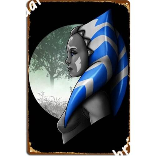 Blue Nouveau Tano Metal Sign Custom Pub Garage Wall Cave Wall Decor Tin Sign Poster