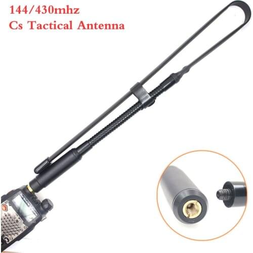 144/430mhz Foldable High Gain Cs Tactical Antenna Sma-Female Connector For Walkie Talkie Baofeng Uv-82 Uv-5r Uv5r UV82 Tyt