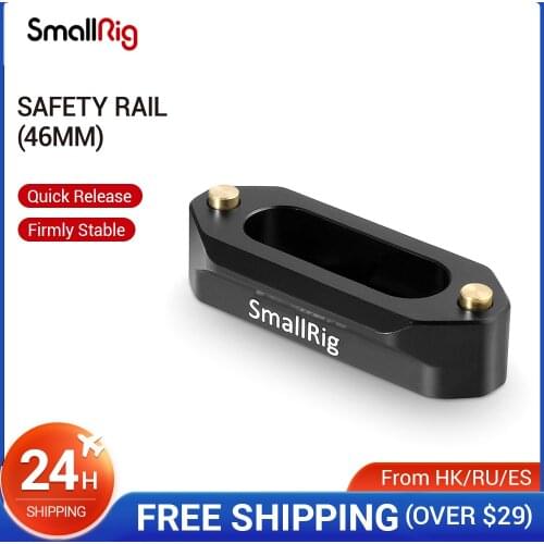 SmallRig Quick Release Safety Nato Rail (46mm) With 1/4'' Screws For Nato Handle EVF Mount - 1409