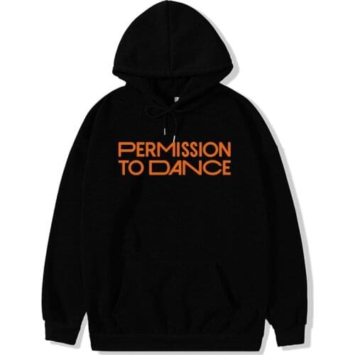 Permission to Dance oversized harajuku hoodie plus size women korean style streetwear tops Hoodies Hooded Sweatshirts Cozy Tops