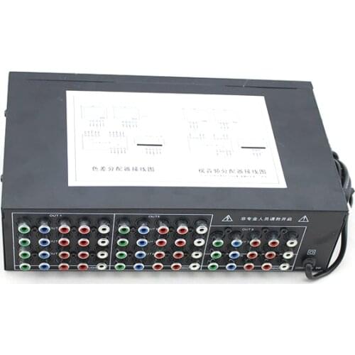 10 Load Y-PB-PR & Audio AMP Splitter