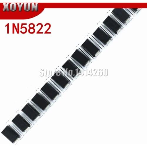 100pcs 1N5822 SMA smd do-214ac IN5822 Schottky diode ss34