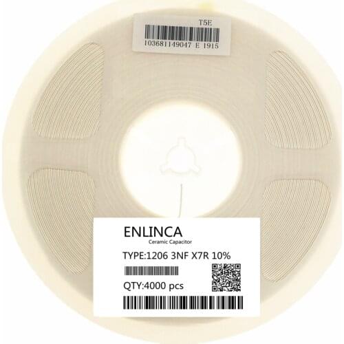 100pcs 1206 SMD Chip Multilayer Ceramic Capacitor 0.5pF - 100uF 10pF 100pF 1nF 10nF 15nF 100nF 0.1uF 1uF 2.2uF 4.7uF 10uF