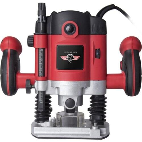 1500W 1/4inch Woodworking Electric Router Trimmer With Wood Milling Engraving Slotting 6.35mm Collet Carving Machine