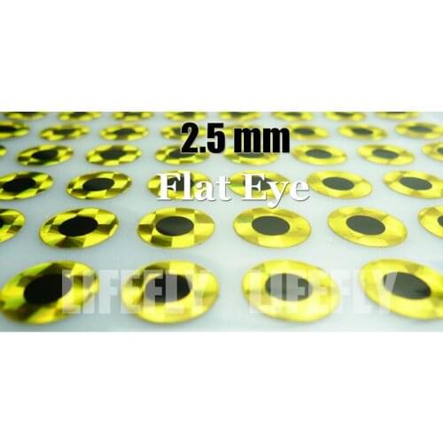 2.5mm Flat Gold / Wholesale 1400 Flat Eyes, Fly Tying, Jig Tying, Lure Making, Spinnerbaits