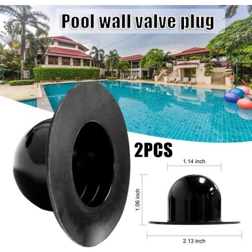 2pcs Wall Plug For Garden Swimming Pools Accessories Filter Pump Replacement Fitting Filter Soft Pvc Plug Pump Strainer Stopper