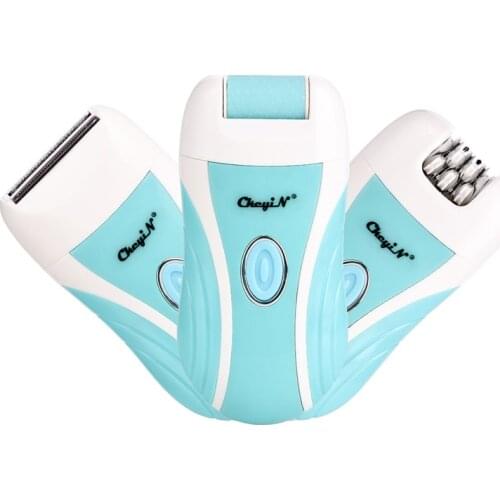 3 in 1 Epilator for Women Electric Hair Removal Body Groomer Callus Remover USB Rechargeable 2 Gears Bikini body Machine 37