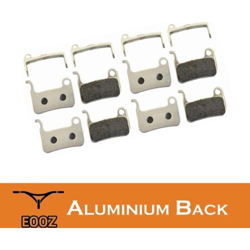 4 Pairs Bicycle Aluminum Alloy Back Disc Brake Pads For Shimano A01S M06 M07 XTR M975 M966 M965 Saint M800 XT M775 M765 M665