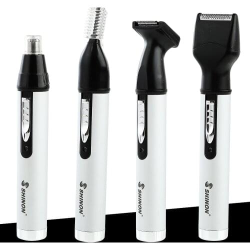 4 IN 1 Nose and ear Timmer Electric Razor Mens Shaver Rechargable Trimmer for nose Eyebrow trimmer for men Beauty Tool