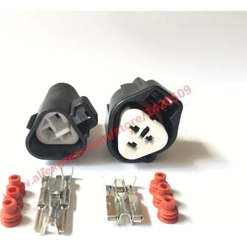5 Sets 3 Pin Female Male Sumitomo 6189-0179 / 11016 Connector For Toyota Camry Corolla Honda Accord Fit Civic Ignition Coil Plug