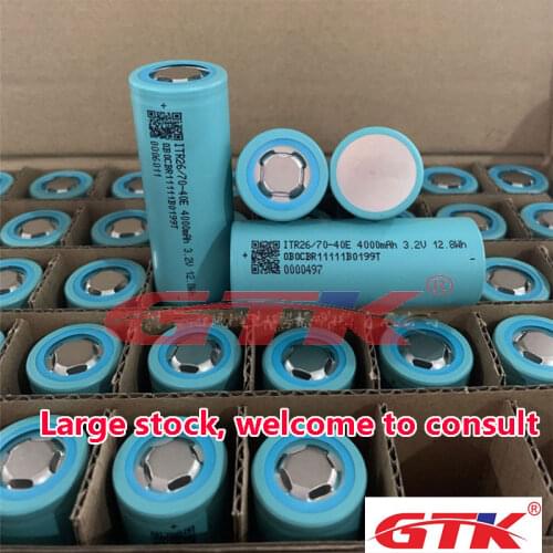 GTK 3.2V 4000mAh 26700 Lifepo4 battery DIY 12V 24V 36V brand new original high power electric car scooter energy storage battery