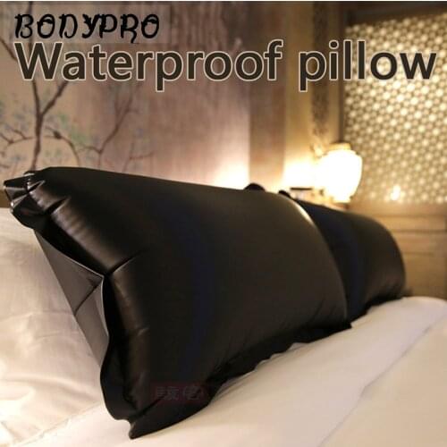 OMYSKY Black Sex Furniture Pillow Inflatable Waterproof Couples Flirt Adult Love Position Cushion Sex Furniture BDSM For Couples