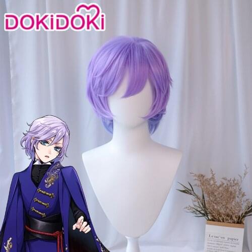 DokiDoki Twisted Wonderland Cosplay Wig Epel Wig Men Short High Temperature Fiber Twisted Wonderl and Wig Epel Wig