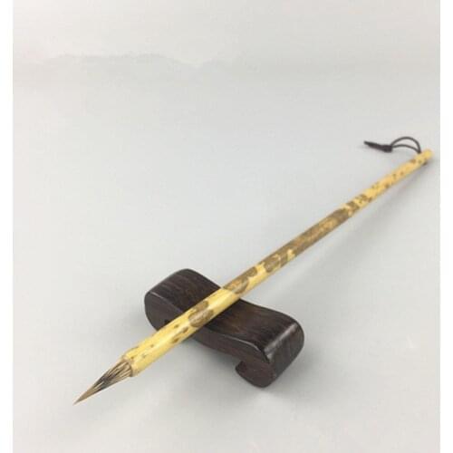 1piece Chinese Calligraphy Brushes Pen Badger Hair Xiao Kai Writing Brush Student School Chinese Calligrphy Suppplies