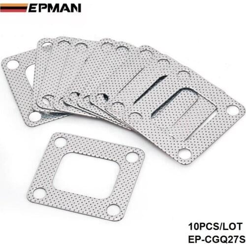 10PCS/LOT 3 layer composite Turbo gasket T4 exhaust turbine inlet manifold EP-CGQ27S