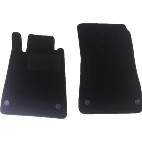 2pcs Premium Auto Fabric Nylon Anti-slip Floor Mats Carpet For Mercedes Benz SLK R171 2004-2010