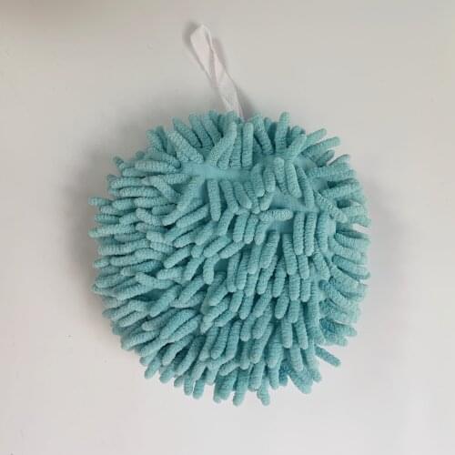 Kitchen Towels Bathroom Soft Plush Hand-Dryer Quick-Drying Ball Shape Hanging Type Dryer Easy Cleaning for hand