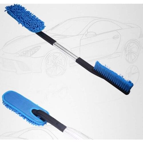3 IN 1 Car Snow Shovel Soft Care & Cleaning Chenille Plush Foldable Removable Snow Shovel No Scratch And Damage Cars