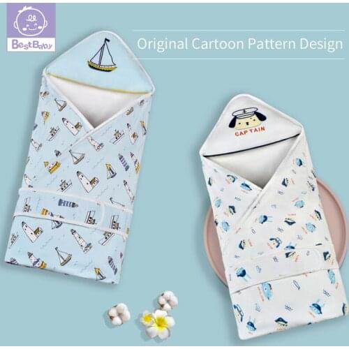 Best Baby Baby Sleeping Bag 99*99cm Pure Cotton Non-Slip Spring Winter Security Baby Sleeping Newborns Windproof Warm Sleepsack