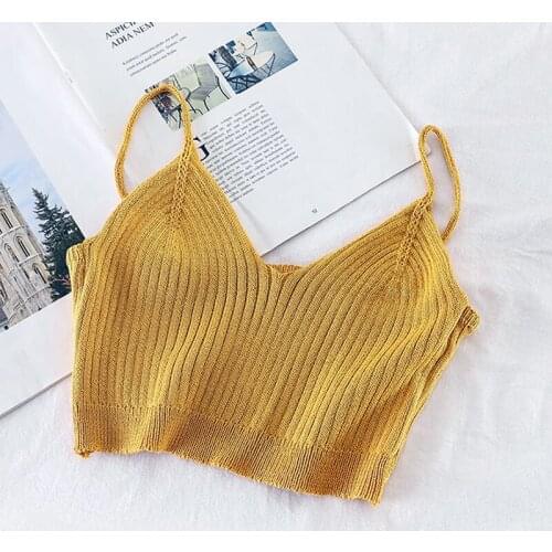 Camis Women 2019 Spring Sexy Striped Strap Short Tanks Sports Style Casual Bottoming Shirt Summer Vest Fashion Tank Tops