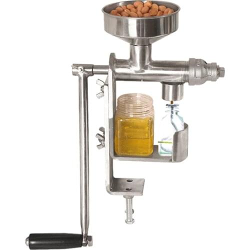 Manual Oil Press Machine Household Oil Extractor Expeller Peanut Nuts Seeds Oil Presser HY-03