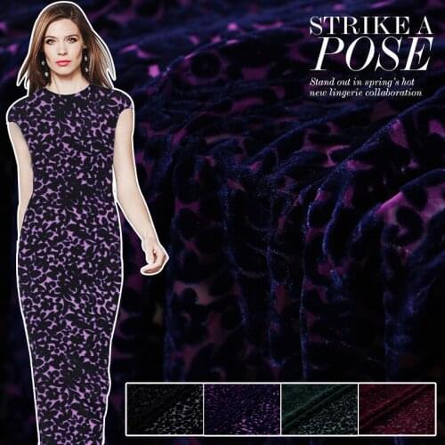 Rayon Burnt-out Velvet Mulberry Silk Fabric Feels Soft Drape Breathable Silk Scarf Skirt Shawl Dress Cloth Fabrics Sewing