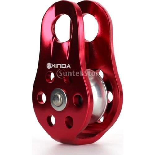 Mountaineering Climbing Rope Pulley Arborist Tree Climb 20KN or 2000kg Red