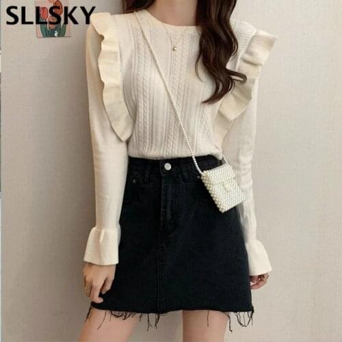 Женские вязаные пуловеры SLLSKY China At AliExpress