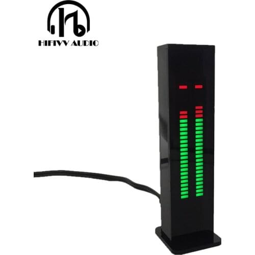 LED Level Music Spectrum Display Single Chip Microcomputer Auto DIY Luminescent VU Meter