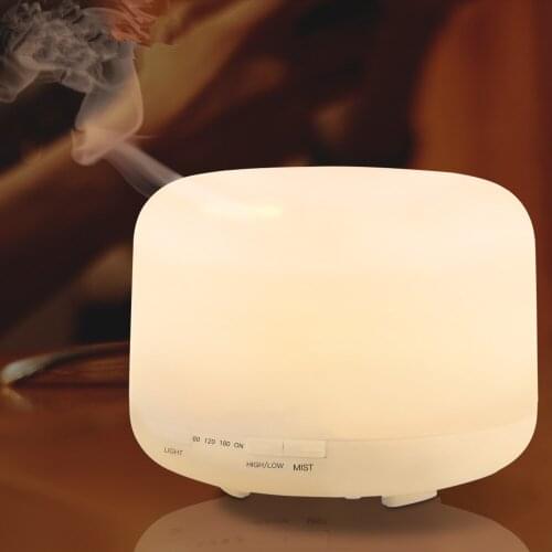 500ml Ultrasonic Air Humidifier Aroma Essential Oil Diffuser Aromatherapy Hmidificador 7 Color Change LED Night Light For Home