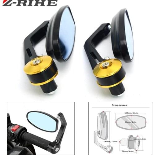 Universal motorcycle Scooter Rearview Mirrors for honda PCX125 GROM CBR250R CBR300R/CB300F/FA CBR500R/CB500F/X yamaha R3 R6 R25