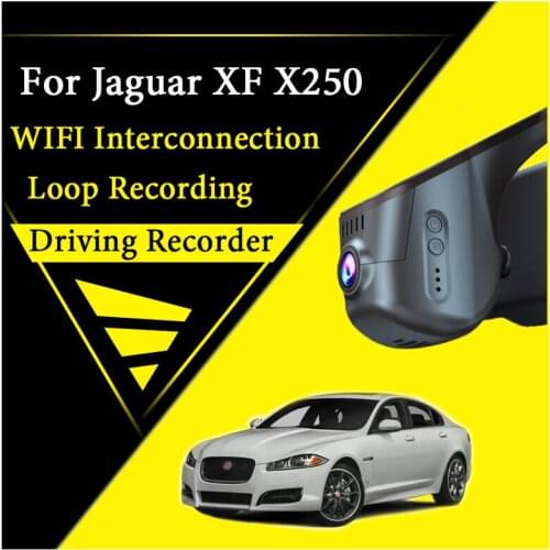 For Jaguar XF X250 2007~2015 Car Road Record WiFi DVR Dash Camera Driving Video Recorder