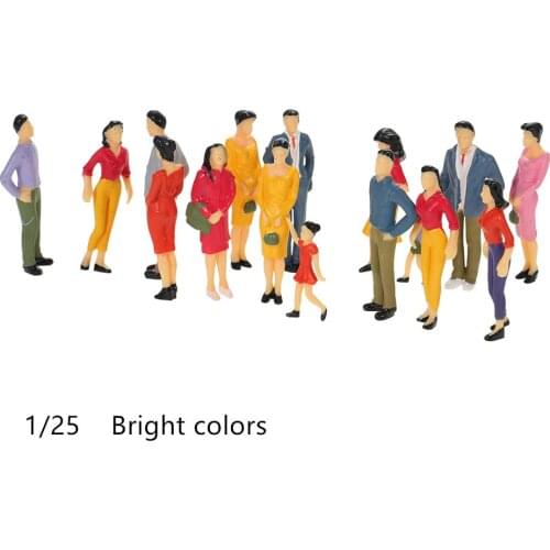 1/25 1/30 1/42 Sale Scale Mini Abs Figure Dolls Architectural Sand Table Material Model Background Diorama Character Posture