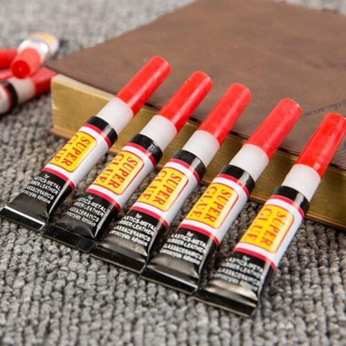 10Pcs Liquid Super Glue 502 Instant Strong Bond Leather Wood Rubber Metal Glass Cyanoacrylate Adhesive Shoe Glue pjop