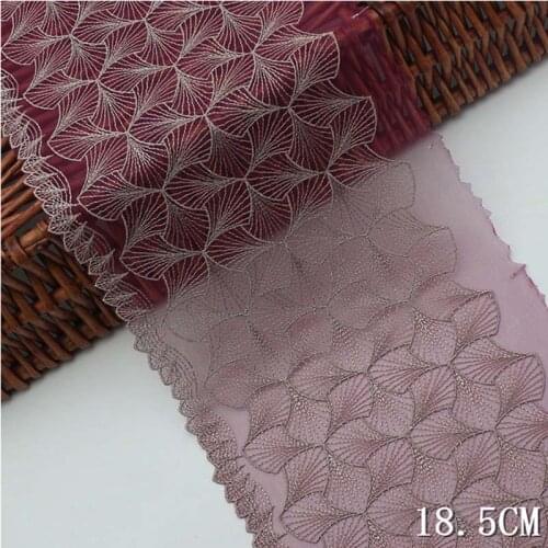 20Yards Embroidery Lace Trim Sewing Fabric Wedding Dress Tulle Skirt Material Fabrics For Patchwork High Quality