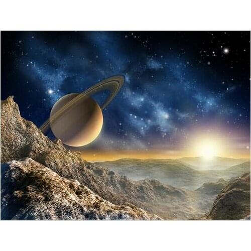 3D Solar Planet WallPaper Murals Wall Print Decal Wall Decor AJ WALLPAPER for Living Room Bedroom Art Wall Decoration Landscape