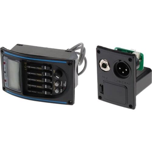 5 Band EQ Preamp Equalizer For Acoustic Folk Classcial Guitar