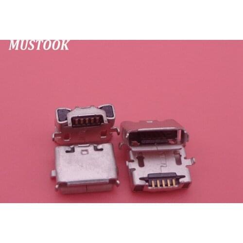 50pcs/lot Mini Micro USB jack Charging Port Dock Connector for blackberry Playbook for for DELL Venue Pro 8 Tablet free shipping