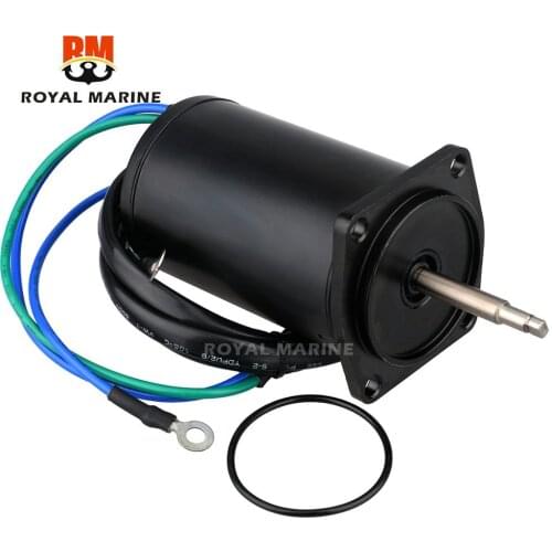 6H5-43880 Tilt Trim Motor for Yamaha Outboard Motor 40HP 50HP 2 stroke 12V 2 Wire 4 Bolt Mount Lester 10836 6H5-43880-02