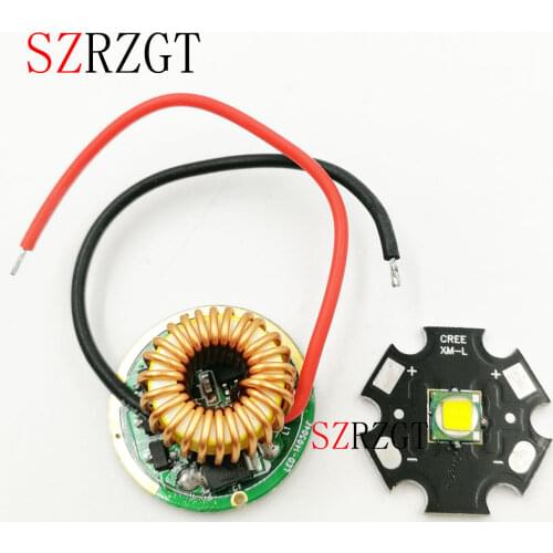 CREE XML LED T6 U2 10W LED Emitter 20MM Aluminum PCB+Input 12V LED driver