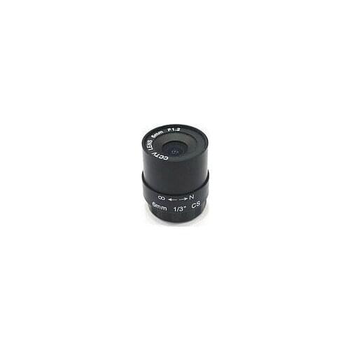 CS F1.2 4/6/8/12/16mm Fixed CCTV Lens for CCTV Camera