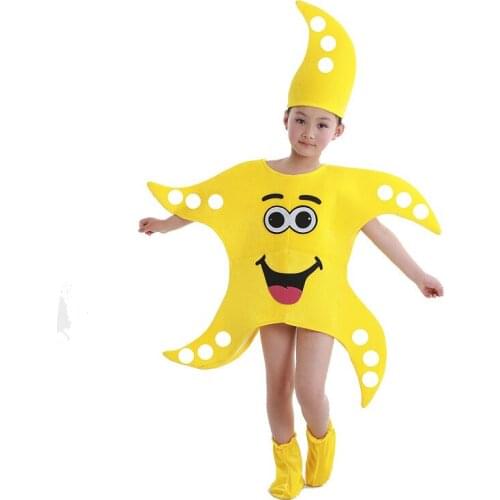 Baby Adult Halloween Easter Carnival Cosplay Costume Childrens marine animal fish colorful starfish cosplay
