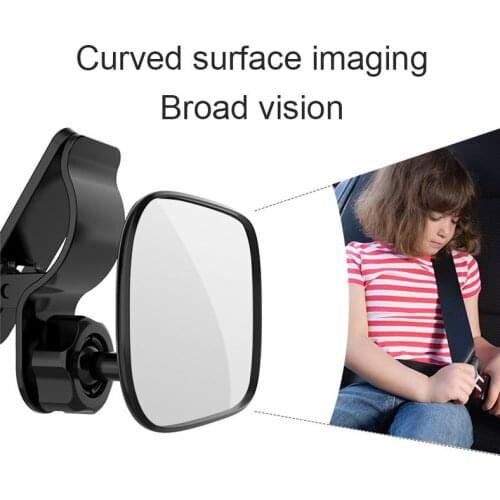 Car Safety View Back Seat Mirror Baby Car Mirror Children Facing Rear Ward Infant Care Square Safety Kids Monitor