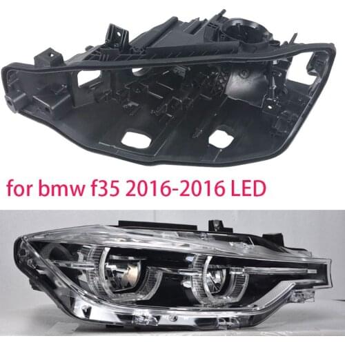 For bmw F30 F35 shell Headlight black casing lampshade Black lampshade Headlight base F35 lens black case car hood wrap2016-2018