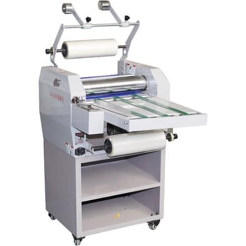 DC-5001 laminator cold and hot double laminating machine single and double-sided anti-curling steel roller structure rapid prehe