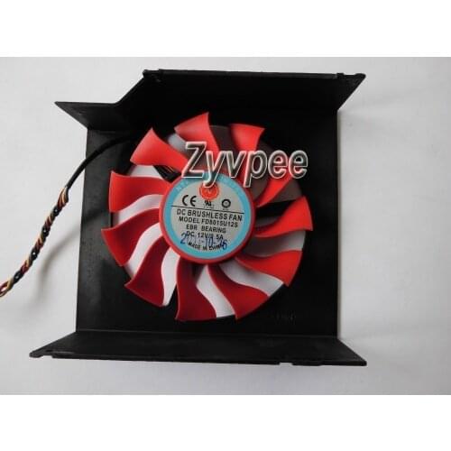 FD8015U12S 12V 0.5A 4Wire Replacement XFX RADEON HD 6950 Cooler Fan