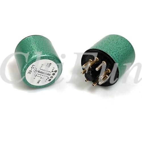 Freeshipping 2pcs E25 600Ω:10K Permalloy audio isolation transformer tube 8-foot assembly shield