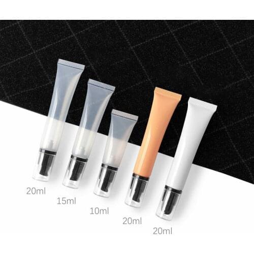 20ml Cosmetic Sample Tube For Travel Lip Gloss Shampoo Hose Gorgeous Sunscreen Cream Makeup Tools Accessories 50pcslot