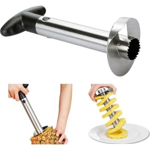 Pineapple Peeler Slicing Machine The Core Cutter A Spiral Cutting Machine for Vegetables and Fruits Easy To Use Kitchen Tools
